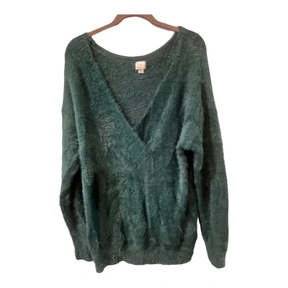 DARK GREEN A NEW DAY SWEATER - Picture 2 of 4